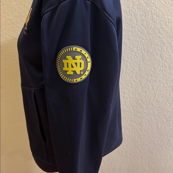 Under Armour Notre Dame Blue hoodie size YXL - Picture 4 of 6
